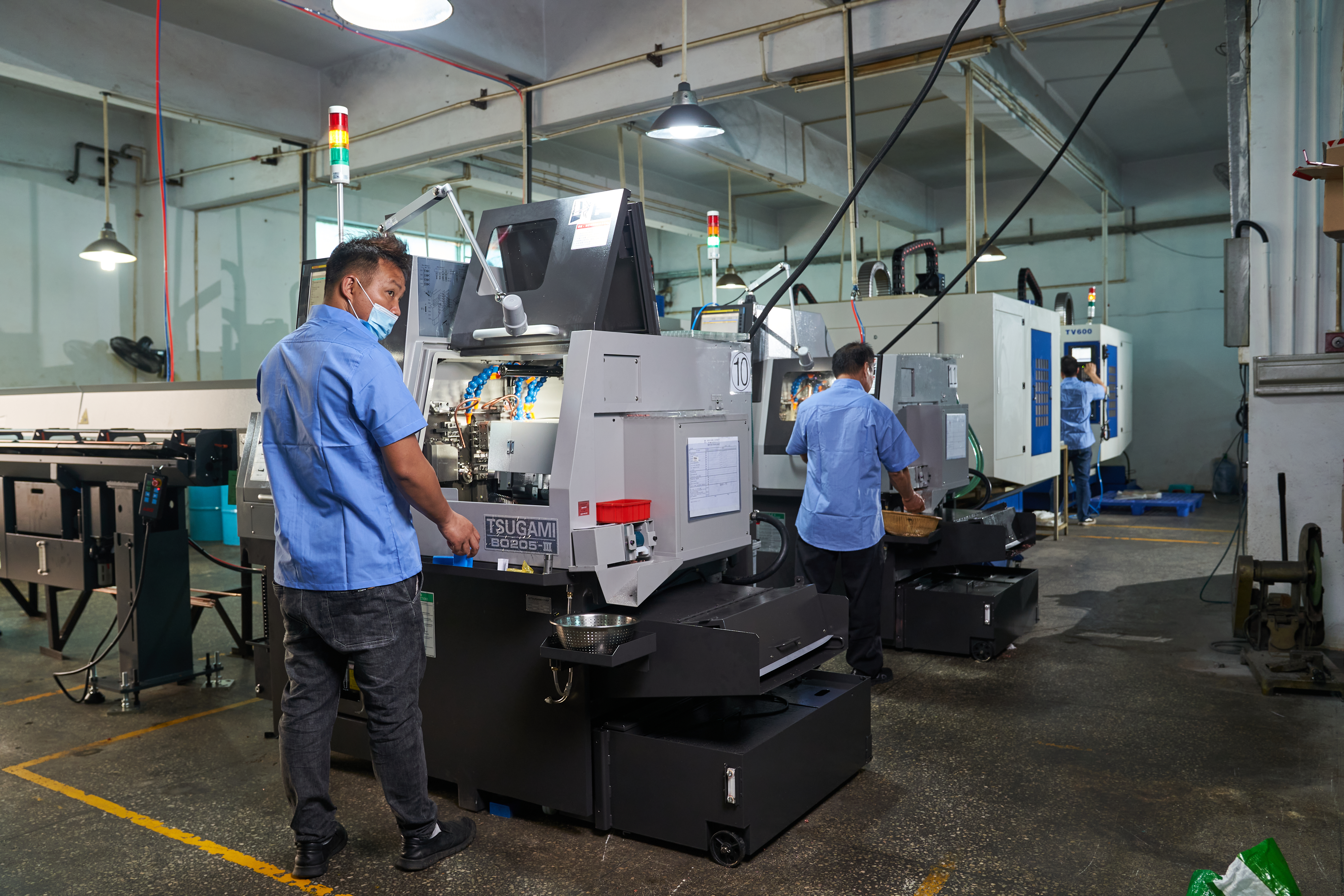 四轴数控加工场景